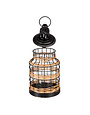 Metal and Rattan Lantern