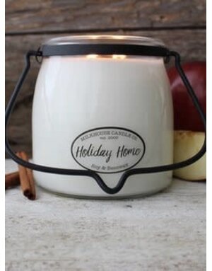 Butter Jar 16 oz Holiday Home