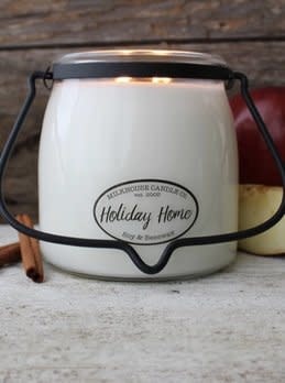 Butter Jar 16 oz Holiday Home