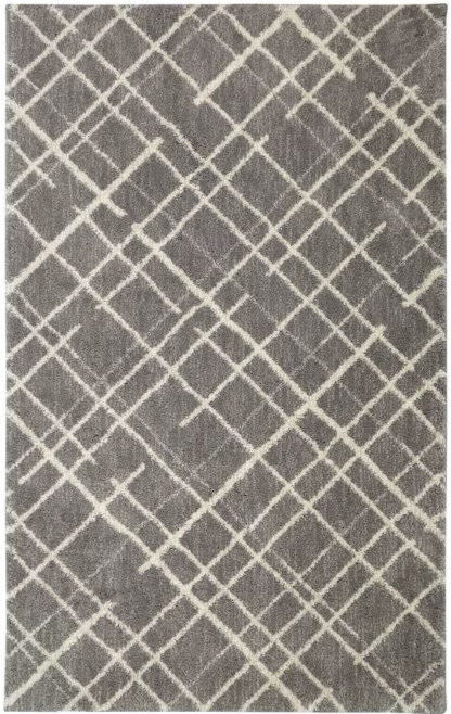 Grid Lock Brindle Shag 8x10