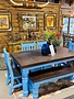 6' Santa Rita Bench - Blue
