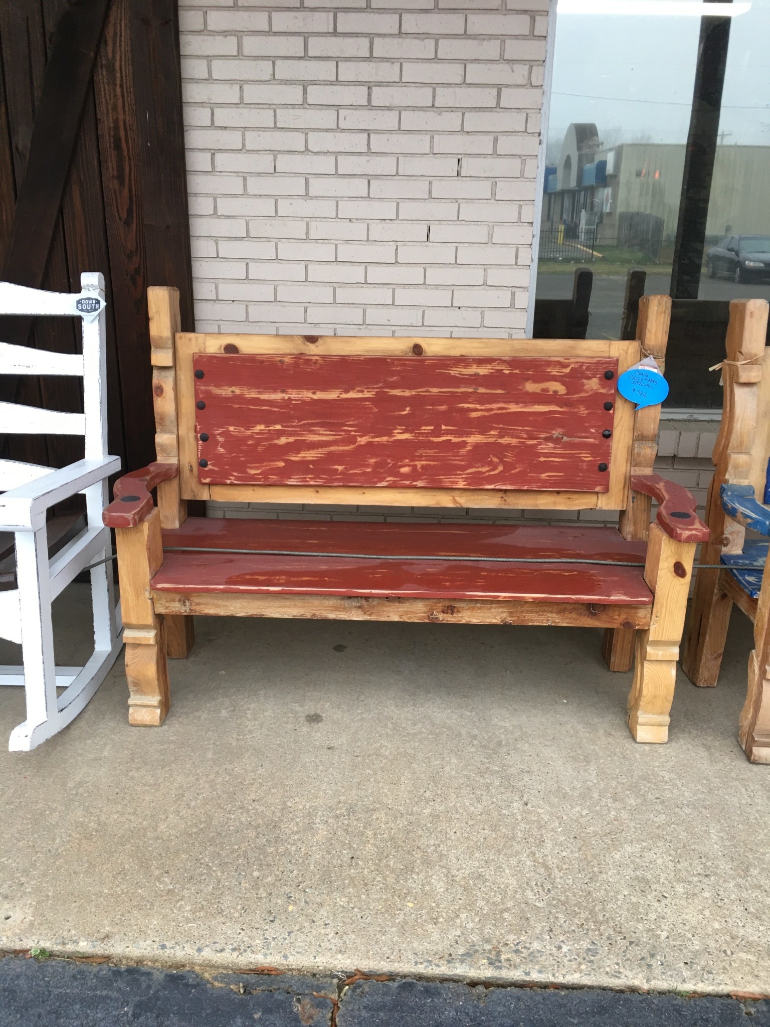Yugo Bench - Maroon