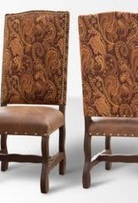 Sonora Dining Chair w/ Paisley Fabric Back