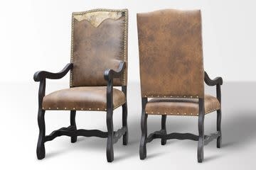 Sonora Arm Chair w/Cowhide Yoke