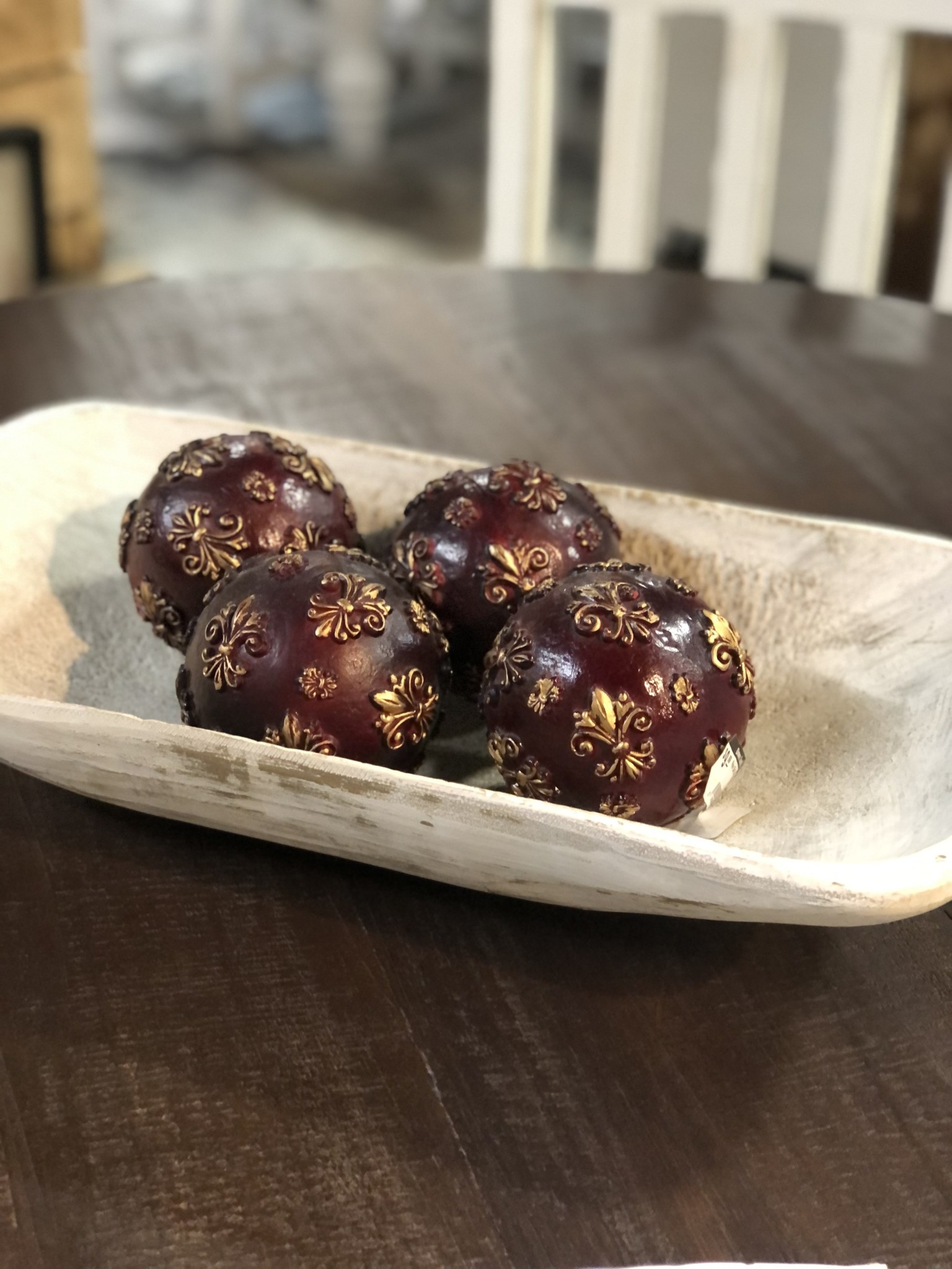 Fleur De Lis Decorative Balls