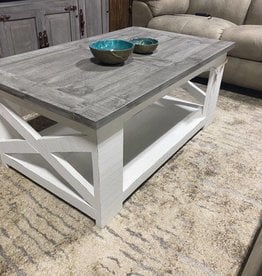 Angelina Coffee Table - White / Oxford