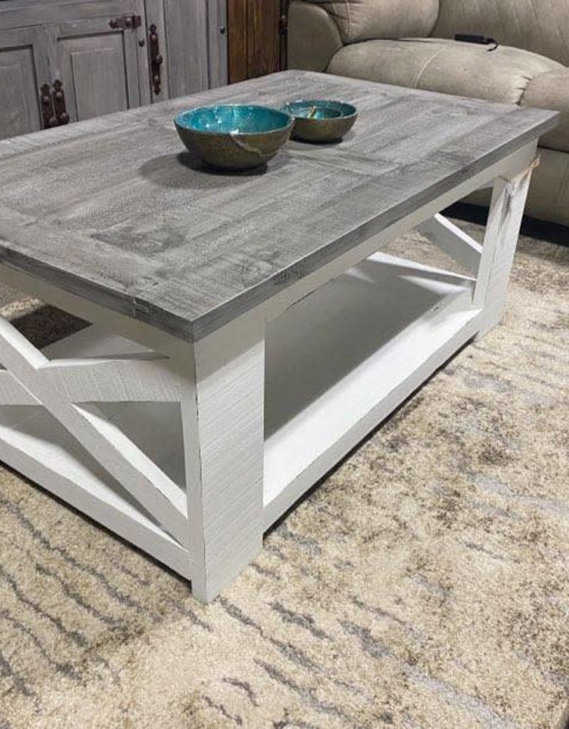 Angelina Coffee Table - White / Oxford