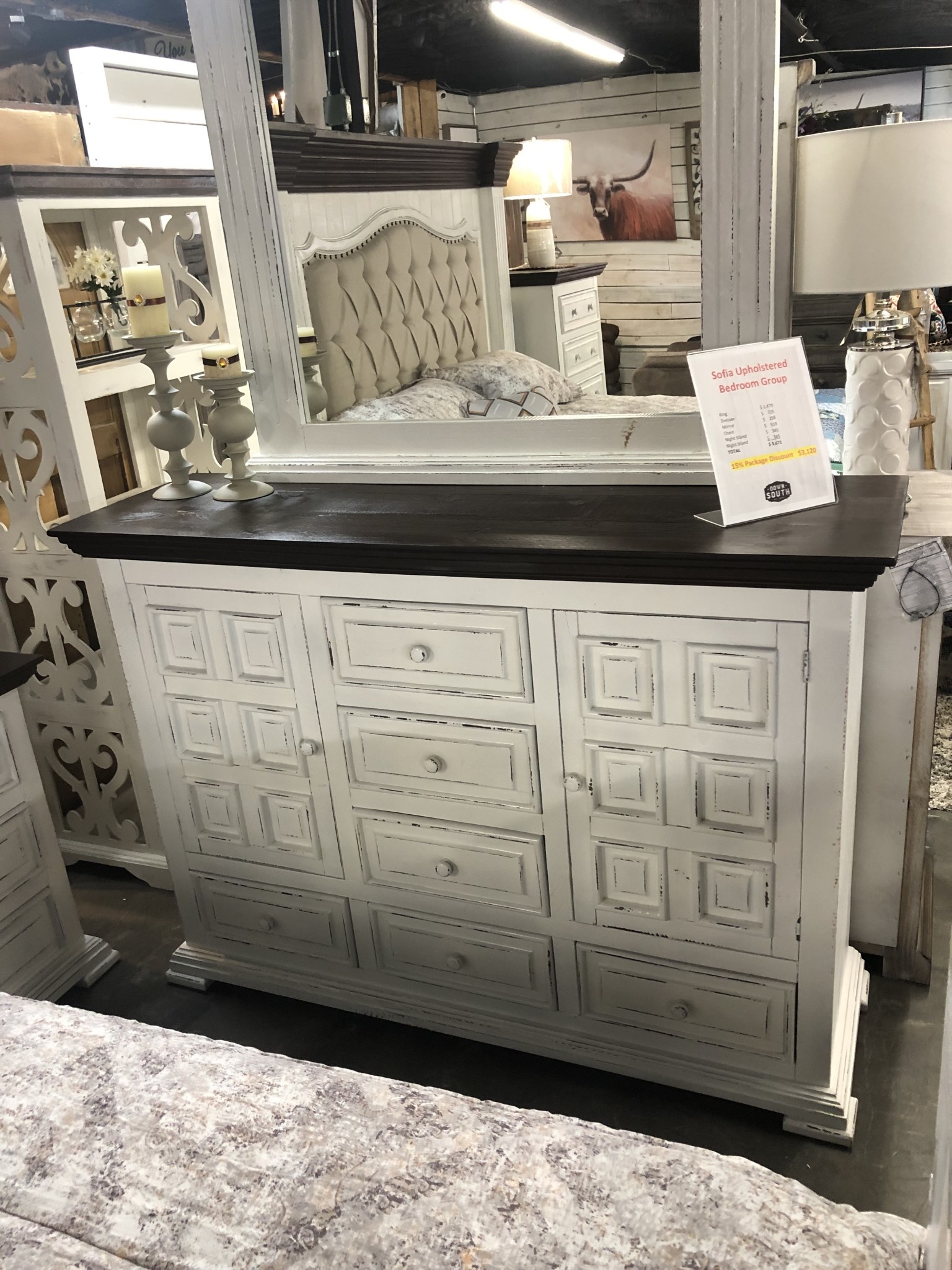 Sofia Dresser - White