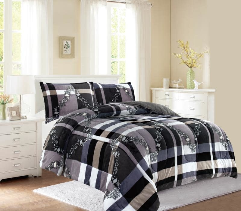 Atlanta 3pc Blanket Set- Queen