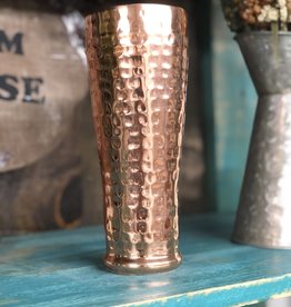 Double Wall Stainless Steel Hammered Pilsner, 17 oz (Copper)