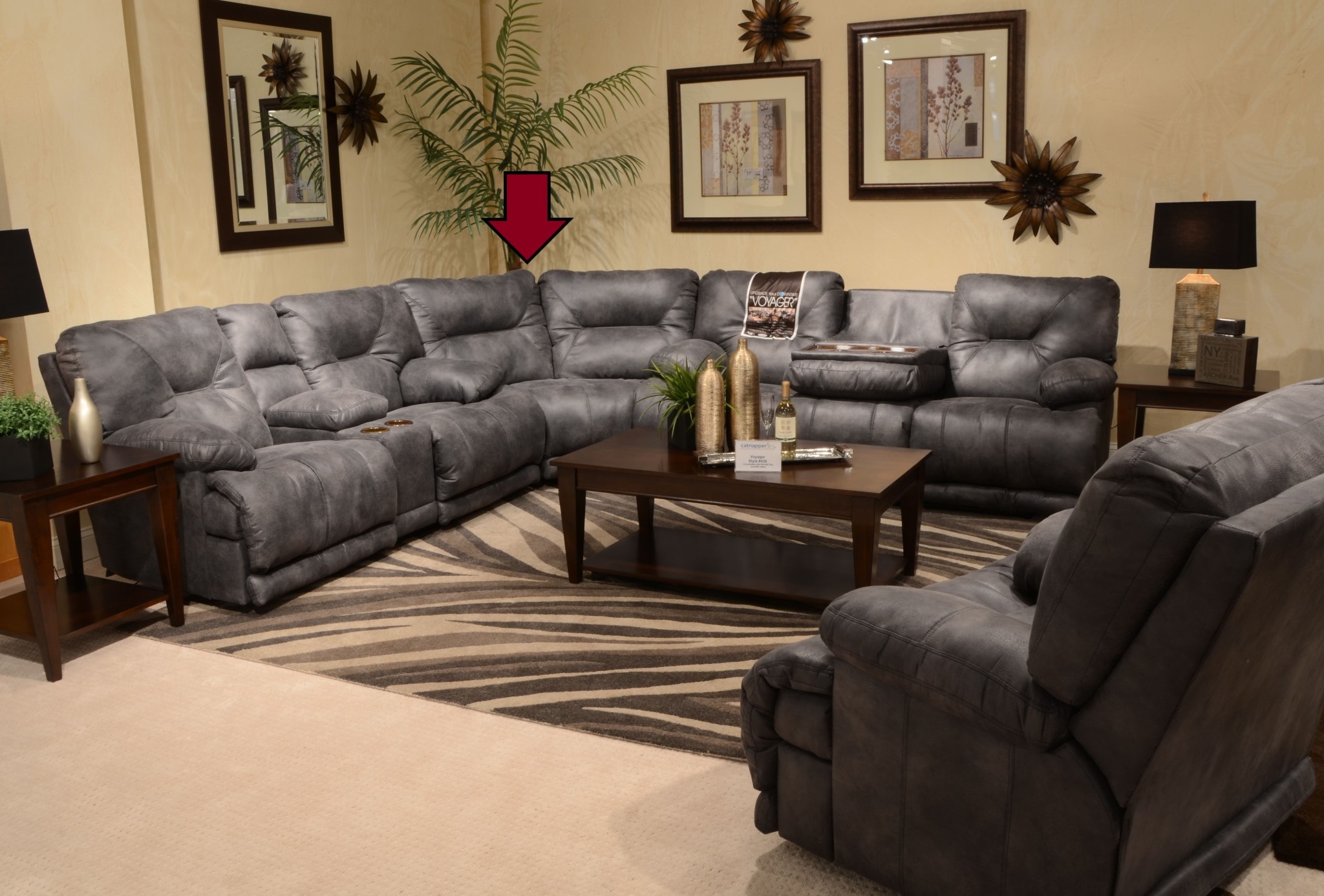 Jackson Furniture Voyager Wedge - Steel/Slate DISCO 11/25