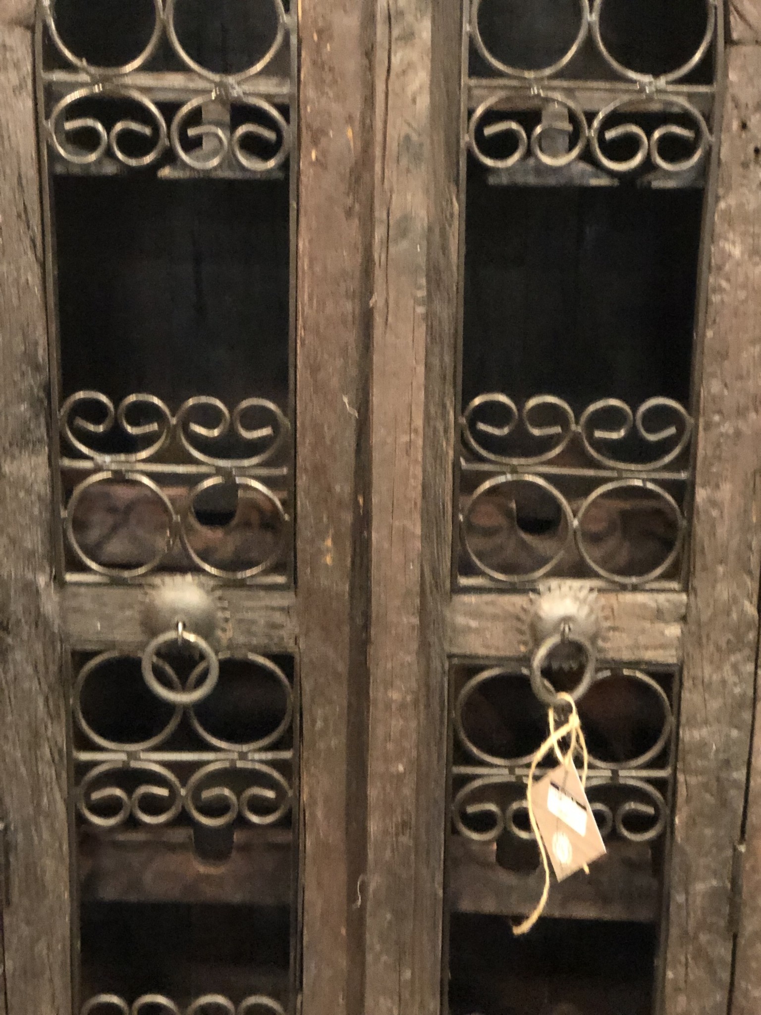 Mexico's Reclaimed Railroad Wine Cabinet