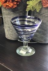 Whirl Margarita/Martini Cobalt Spiral