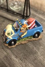 Deer Hunter on Truck Figurine