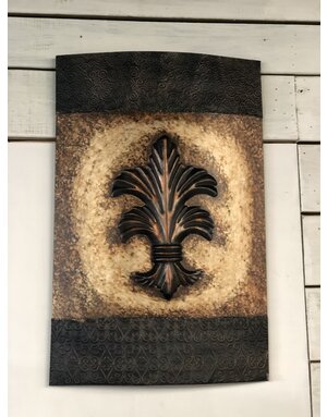Fleur De Lis Metal Wall Art - Set of 2