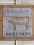 Vintage Dairy Farm Wall Art