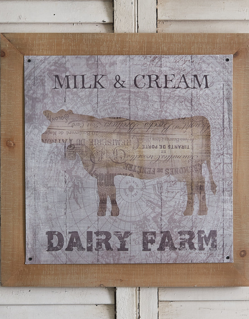 Vintage Dairy Farm Wall Art