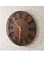Mixed Metal Wall Clock