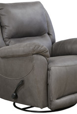 Cole Swivel Glider Recliner - Charcoal