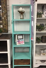 Ladder Bookcase - Aqua