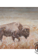 Walking Buffalo 36 x 48 Canvas