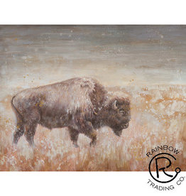 Walking Buffalo 36 x 48 Canvas