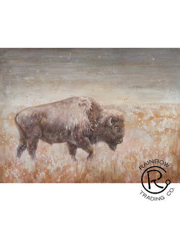 Walking Buffalo 36 x 48 Canvas
