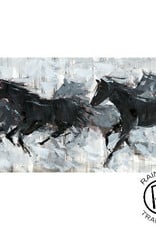 Running Horses 28 x56 Canvas
