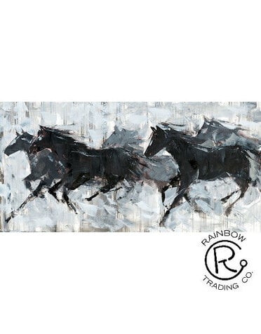 Running Horses 28 x56 Canvas
