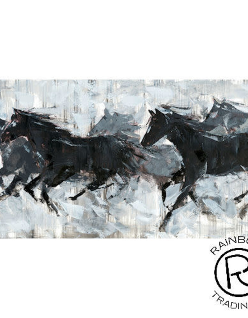 Running Horses 28 x56 Canvas