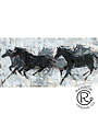 Running Horses 28 x56 Canvas