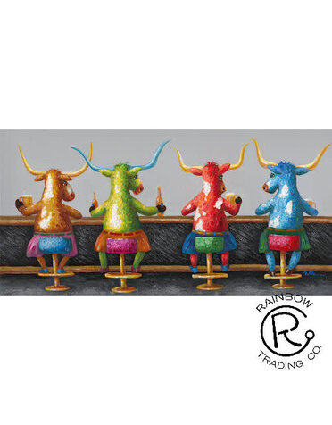 Chachita and friends 24 x 48 Canvas