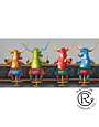 Chachita and friends 24 x 48 Canvas