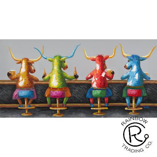 Chachita and friends 24 x 48 Canvas