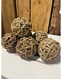 4" Twine Natural Seagrass Ball - Tan
