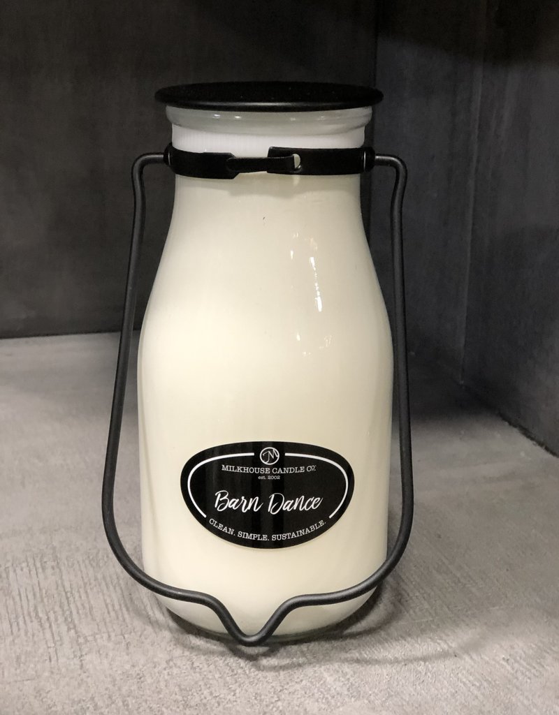 14oz Milkbottle Jar: Barn Dance