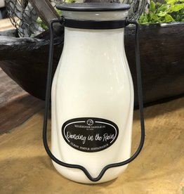 14oz Milkbottle Jar: Dancing in the Rain