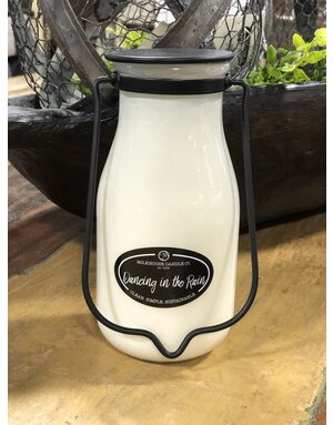14oz Milkbottle Jar: Dancing in the Rain