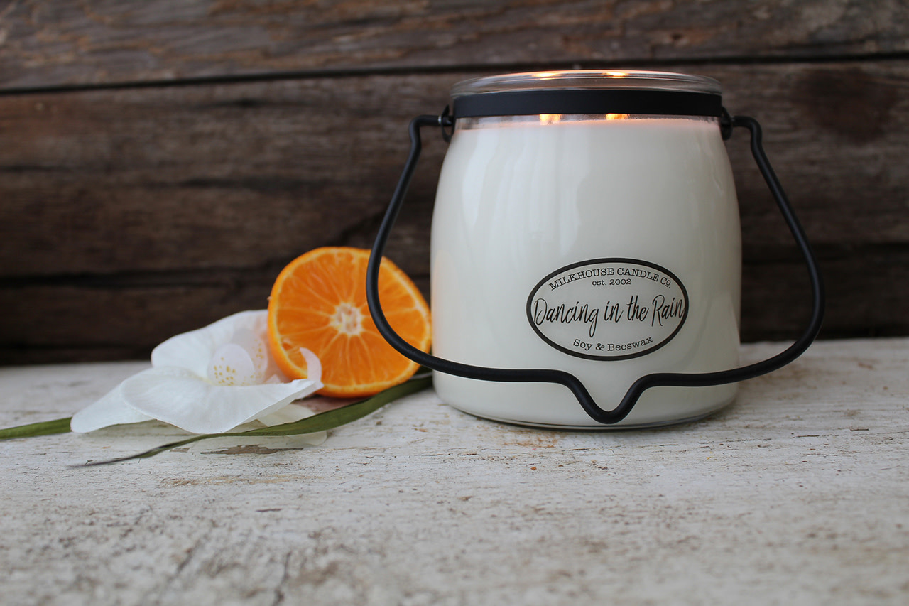 Butter Jar 16 oz Dancing in the Rain