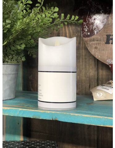 3" x 4" LED Flameless Candle - Cream