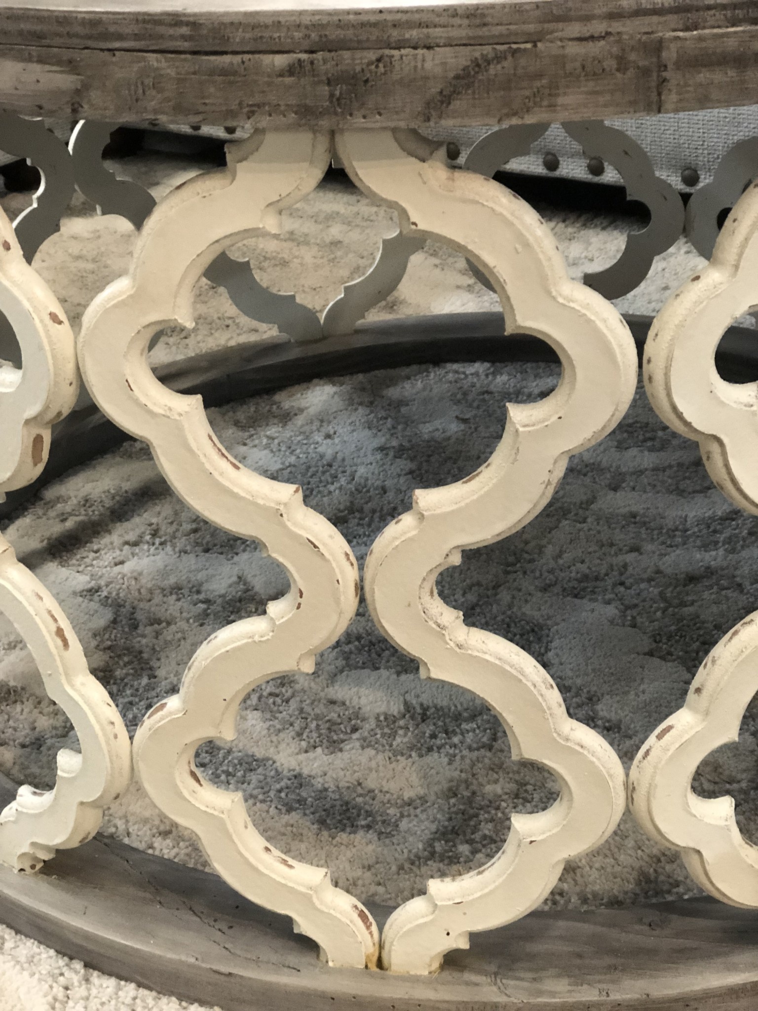 Brocade Coffee Table - Nero White/Granite
