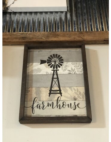 FR-1216-JM15331 FARMHOUSE WITH WINDMILL