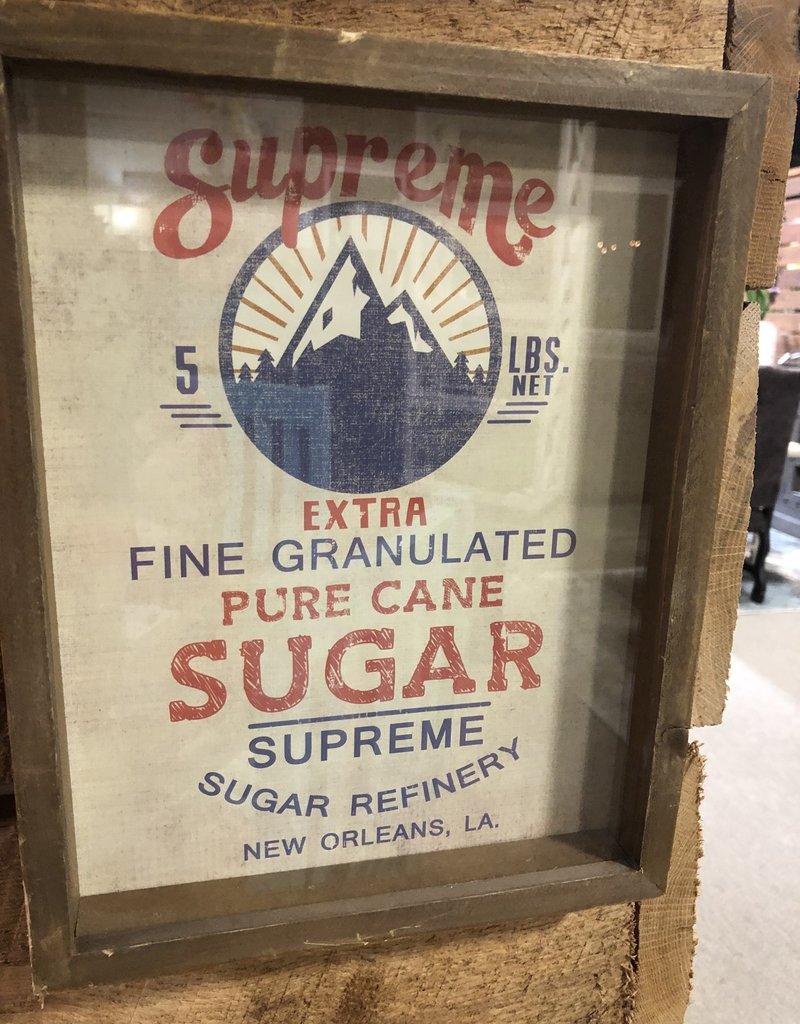 Baking Ingredients Framed Print - Pure Sugar Cane