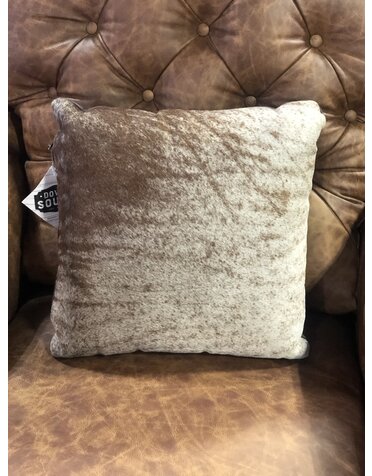 United Leather Pillow