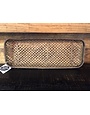 Rectangular Bamboo Basket Weave Trays Small