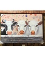 THREE COWS CANVAS  28"H X 40"W
