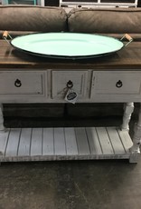 Mission Sofa Table - White