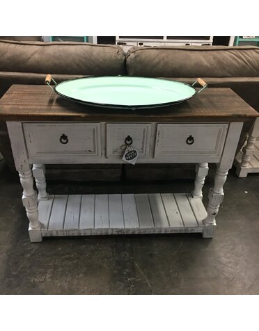 Mission Sofa Table - White