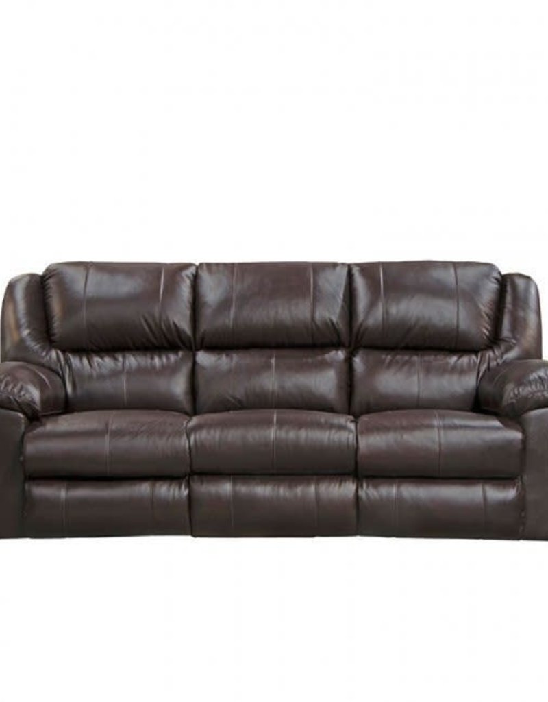 Transformer ii Sofa w/3 Recliners & Drop Down Table - Chocolate