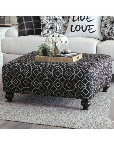 Cumberland Ottoman - Onyx